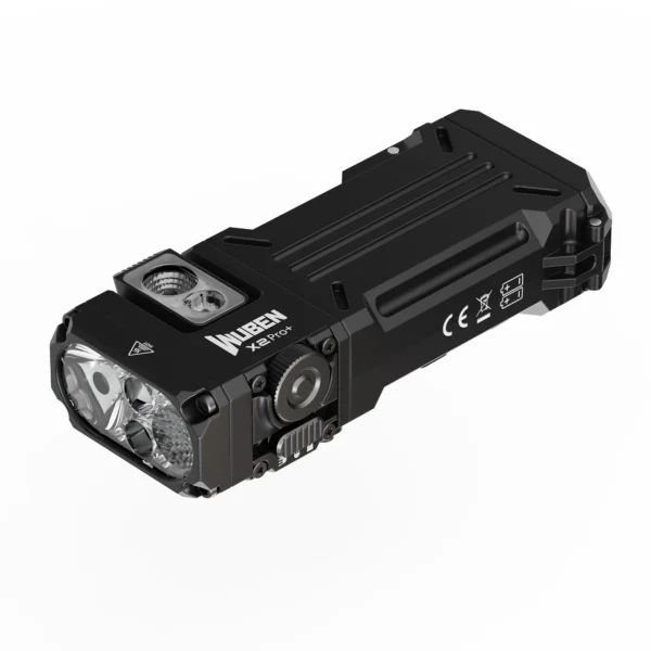 Wuben X2 Pro+ 1500 Lumens Magnetic EDC Tactical Flashlight – Dual Beam with Type-C Charging - Image 2