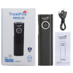 TrustFire MiniX6-SE EDC Flashlight – 1500 Lumens + UV Light, Magnetic Tail, Type-C Charging