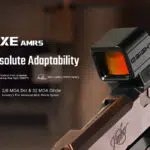 Osight XE AMRS Enclosed Red Dot Sight – 2/6+32 MOA Multi-Reticle, Side-Loading Battery, RMR Footprint, Collapsible Backup Sight