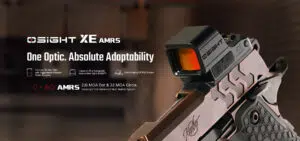 Osight XE AMRS Enclosed Red Dot Sight – 2/6+32 MOA Multi-Reticle, Side-Loading Battery, RMR Footprint, Collapsible Backup Sight