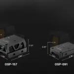 Osight XE AMRS Enclosed Red Dot Sight – 2/6+32 MOA Multi-Reticle, Side-Loading Battery, RMR Footprint, Collapsible Backup Sight