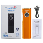 TrustFire MiniX6-SE EDC Flashlight – 1500 Lumens + UV Light, Magnetic Tail, Type-C Charging