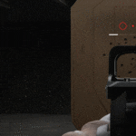 Osight XE AMRS Enclosed Red Dot Sight – 2/6+32 MOA Multi-Reticle, Side-Loading Battery, RMR Footprint, Collapsible Backup Sight