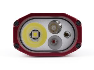 Wurkkos HD02 Pro Multi-Function Flashlight – 3200 Lumens Spotlight, 330m + Folding Wing Flood + UV + Red + Green Laser