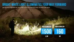 TrustFire MiniX6-SE EDC Flashlight – 1500 Lumens + UV Light, Magnetic Tail, Type-C Charging