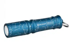 Olight i3E EOS Keychain Flashlight – 90 Lumens, AAA Battery, Twist Tailcap, 44m Throw
