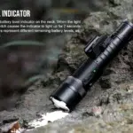 TrustFire R9 Tactical Flashlight with Green Laser – 2100 Lumens, 240m Throw, Picatinny Rail Mount