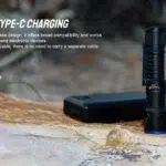 TrustFire T25R Dual-Tail-Switch Tactical Flashlight – 2000 Lumens, 350m Throw, One-Touch Strobe