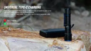 TrustFire T25R Dual-Tail-Switch Tactical Flashlight – 2000 Lumens, 350m Throw, One-Touch Strobe