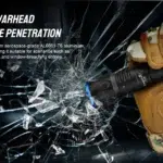 TrustFire T25R Dual-Tail-Switch Tactical Flashlight – 2000 Lumens, 350m Throw, One-Touch Strobe