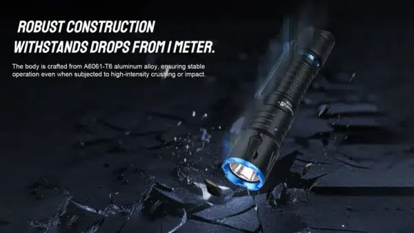 TrustFire T25R Dual-Tail-Switch Tactical Flashlight – 2000 Lumens, 350m Throw, One-Touch Strobe - Image 21