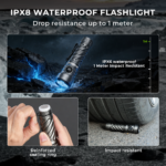 Wurkkos TS26 Anduril 2 EDC Flashlight – 3470 Lumens, 197m Throw, RGB AUX, USB-C Reverse Charging, Magnetic Tail