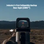 Osight XE AMRS Enclosed Red Dot Sight – 2/6+32 MOA Multi-Reticle, Side-Loading Battery, RMR Footprint, Collapsible Backup Sight