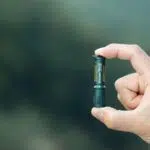 Olight i3E EOS Keychain Flashlight – 90 Lumens, AAA Battery, Twist Tailcap, 44m Throw
