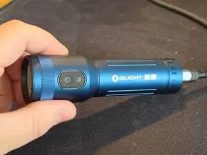 Olight Traveller Rechargeable Flashlight – Dual Beam Flood + Spotlight, Type-C Charging, Up to 1000 Lumens