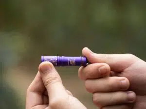 Olight i3E EOS Keychain Flashlight – 90 Lumens, AAA Battery, Twist Tailcap, 44m Throw