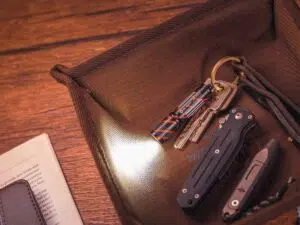 Olight i3E EOS Keychain Flashlight – 90 Lumens, AAA Battery, Twist Tailcap, 44m Throw