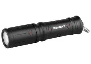 Olight i3E EOS Keychain Flashlight – 90 Lumens, AAA Battery, Twist Tailcap, 44m Throw