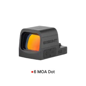Osight SE 6 MOA Enclosed Red / Green Dot Sight – RMSc Footprint, Side-Loading Battery, 27.5 g