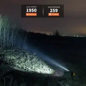 ThruNite TN12 V6 – 1950 Lumens, 259 m Throw, Dual Switch 18650 USB-C