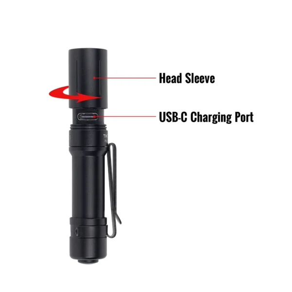 ThruNite Archer Mini – 405 Lumens, 87 m Throw, USB-C SST20 Pocket Light - Image 8