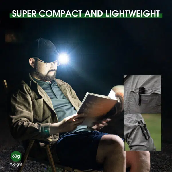 Pioocan L2 by Wuben – 1200 Lumens, 115 m Dual-Fuel EDC - Image 30