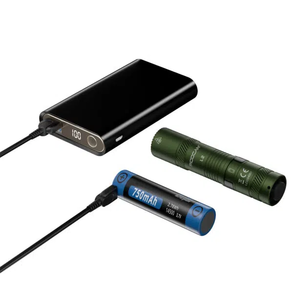 Pioocan L2 by Wuben – 1200 Lumens, 115 m Dual-Fuel EDC - Image 18