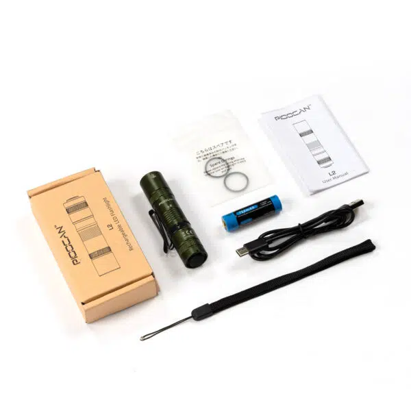 Pioocan L2 by Wuben – 1200 Lumens, 115 m Dual-Fuel EDC - Image 19