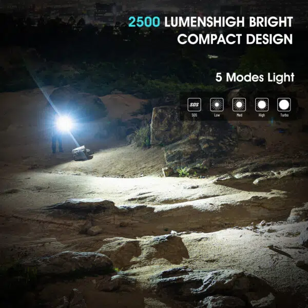 Pioocan S10Pro by Wuben – 2500 Lumens, 259 m Magnetic EDC - Image 43