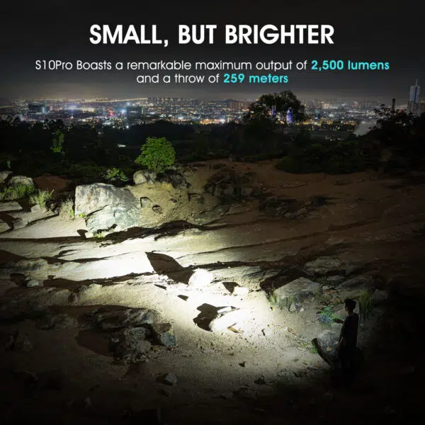 Pioocan S10Pro by Wuben – 2500 Lumens, 259 m Magnetic EDC - Image 37