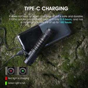 Pioocan S10Pro by Wuben – 2500 Lumens, 259 m Magnetic EDC