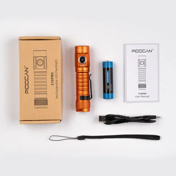 Pioocan S10Pro by Wuben – 2500 Lumens, 259 m Magnetic EDC - Image 32
